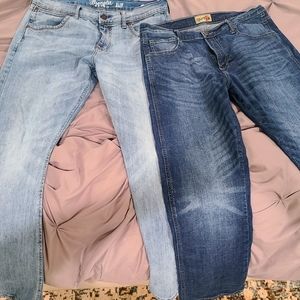 Two pairs of Men's Wrangler Jeans